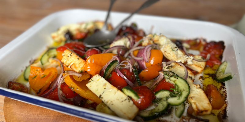 Roasted Greek Salad