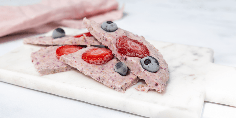 Mixed Berry yoghurt bark