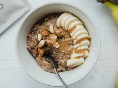 Chocolate, peanut butter & banana oats