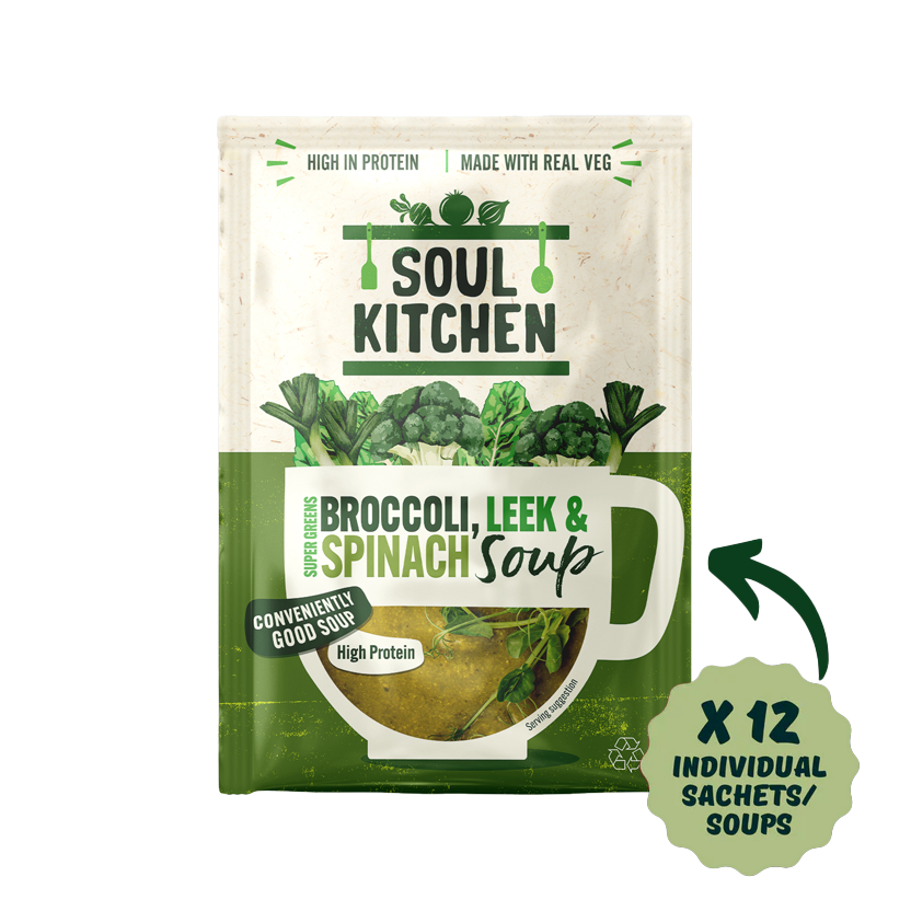 Super Greens Broccoli, Leek & Spinach Soup