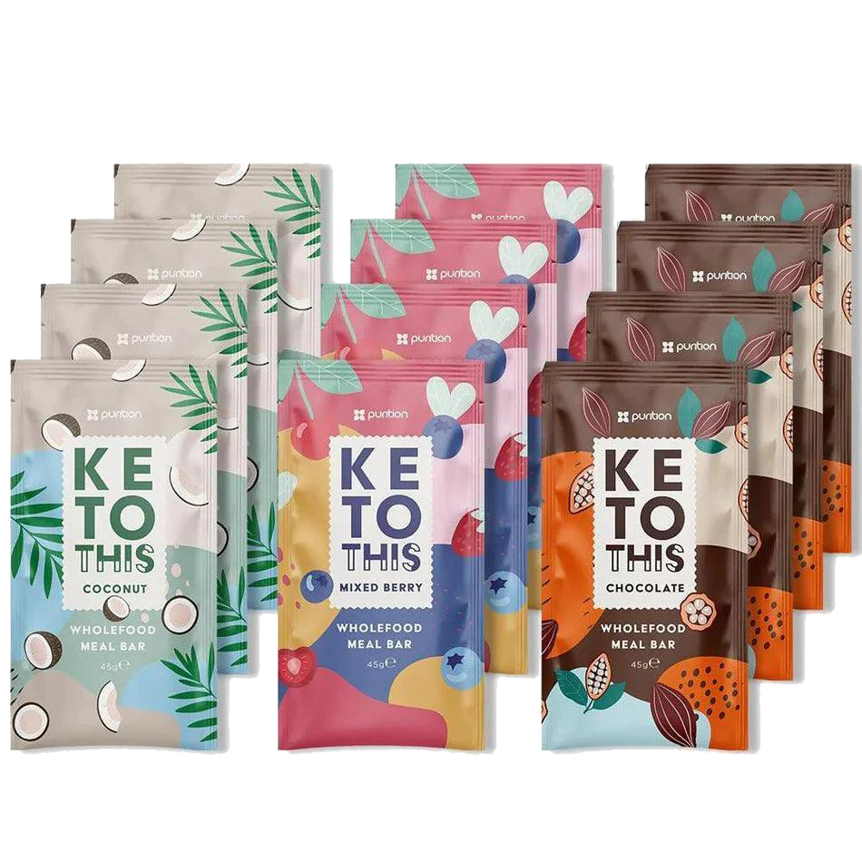Mixed Flavour Box of 12 Wholefood Bars