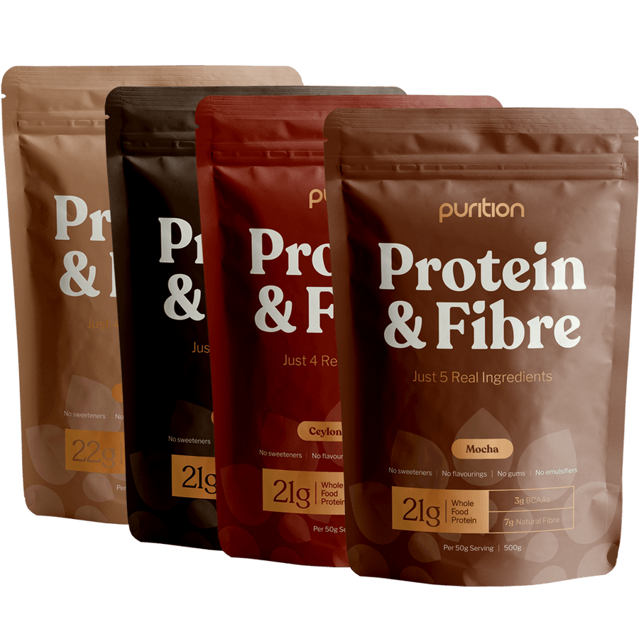 Protein & Fibre 4-Flavour Multipack (4x Bags)