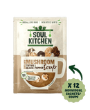 Mushroom, Thyme & Black Pepper Soup With Lion's Mane Mushroom